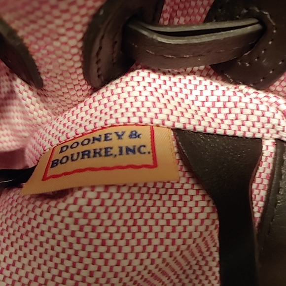 Dooney & Burke Leather Giraffe Satchel Bag - Picture 6 of 9